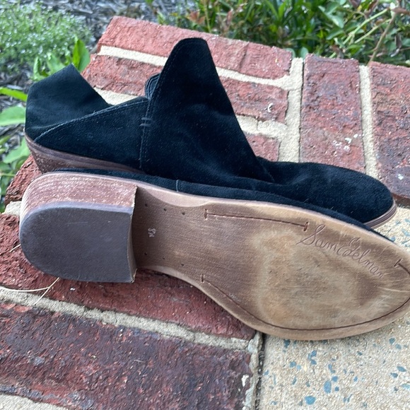 Sam Edelman Black Suede Convertible Prentice Bootie - Picture 6 of 9